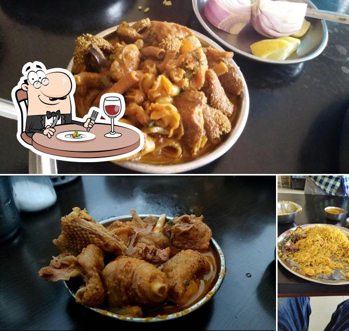 Food at Bannur Military hotel (Ramaswamy hotel)