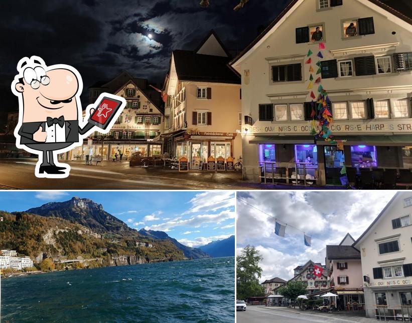 Gli esterni di Cafe Janser - Brunnen SZ