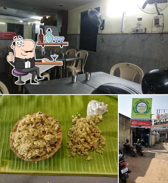 The interior of Dhonnai Biryani House