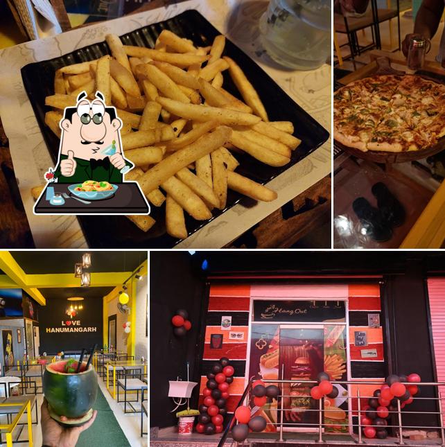 Food at Hangout cafe