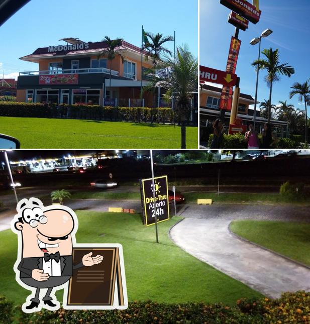 Veja imagens do exterior do McDonald's