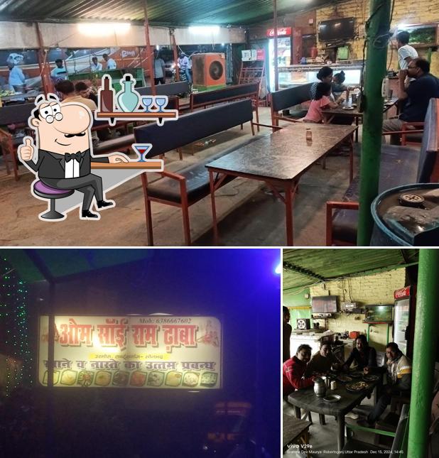 The interior of Om Sai Ram Dhaba