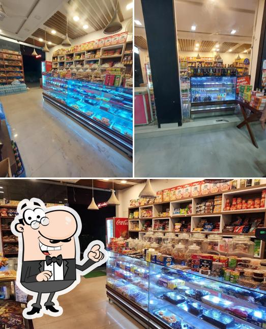 The interior of BlueberryBakery&cafe ബ്ലൂബെറി ബേക്കറി&കഫേ