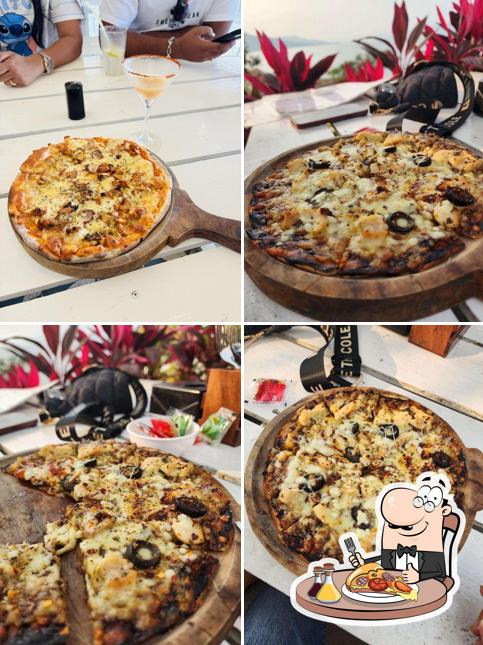 Get pizza at Cafe Bambini