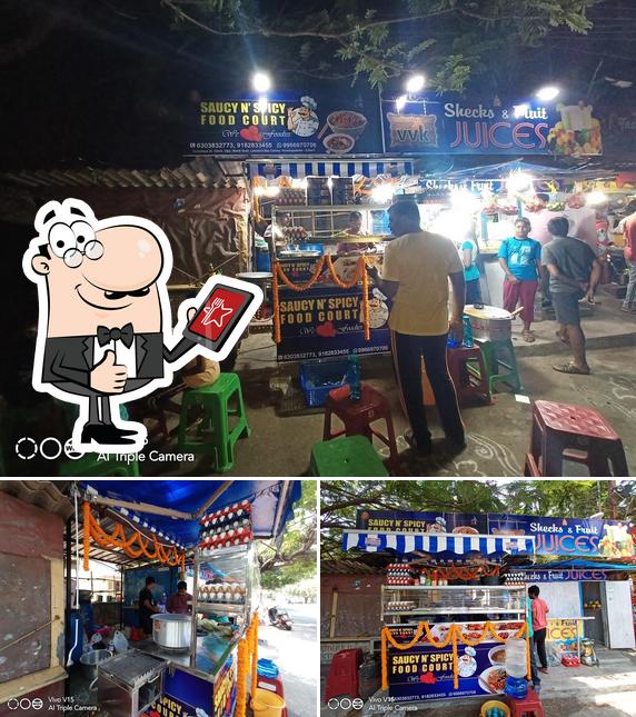 Here's a pic of Saucy N Spicy Food Court