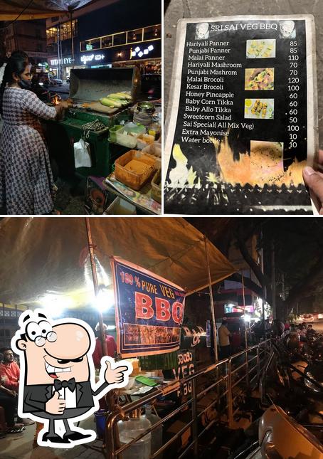 Look at this pic of Sri Sai Barbeque (100% Pure veg BBQ)