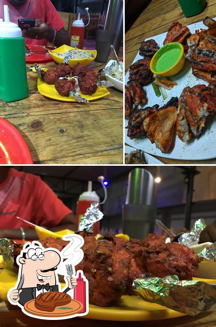 Order meat meals at The Food Truck Restaurant