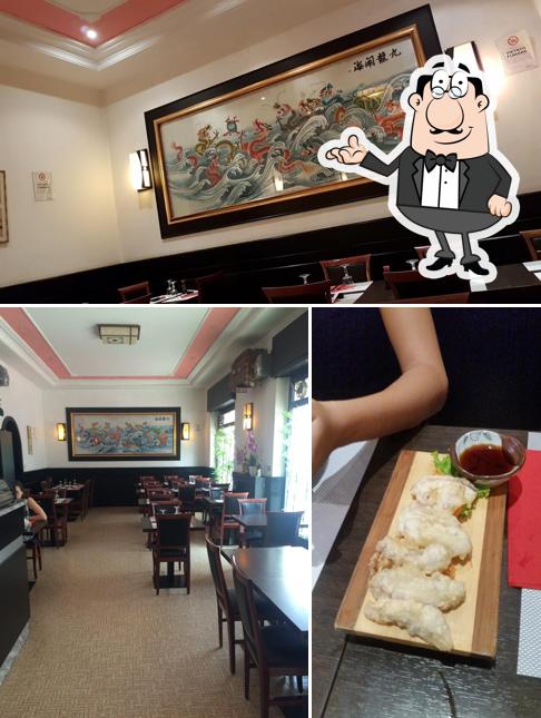 Gli interni di Yi Jia...ristorante...cucina cinese...sushi giapponese
