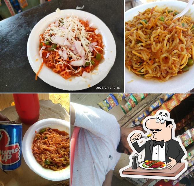 Food at Vicky Tea Stall