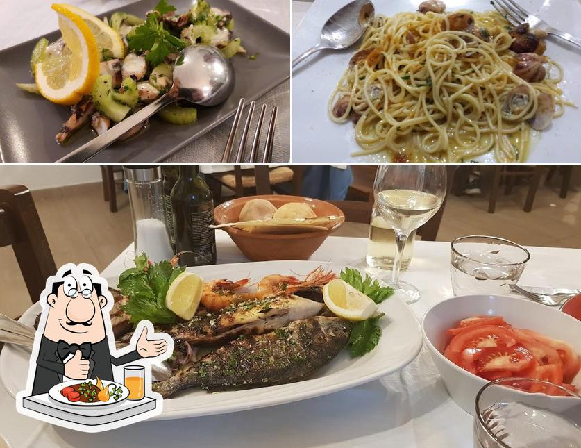 Platti al Ristorante I Giganti Beach