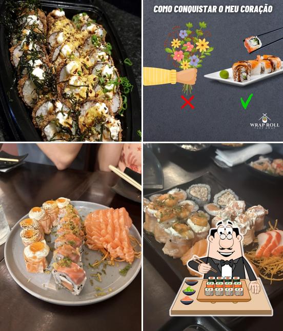 No Wrap Roll Sushi, você pode provar sushi