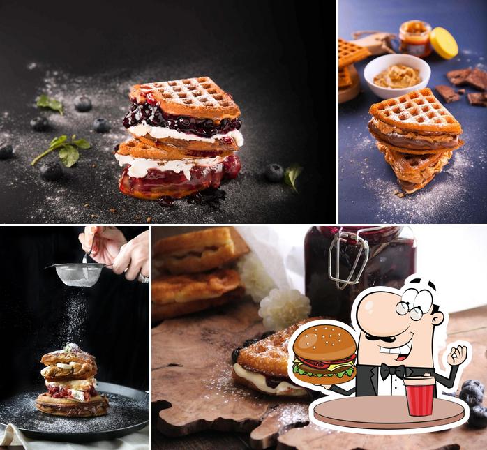 Order a burger at mr waffle therapist