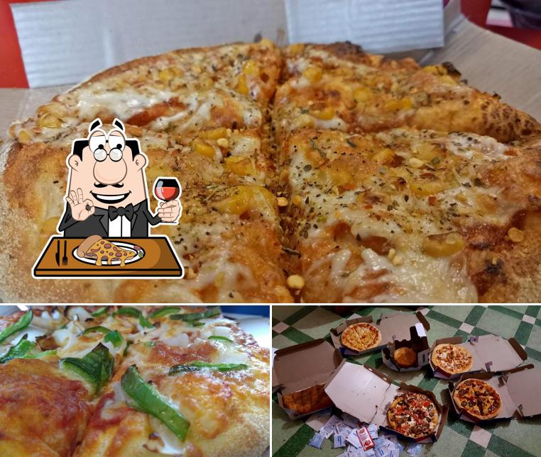 At Domino's Pizza, you can get pizza