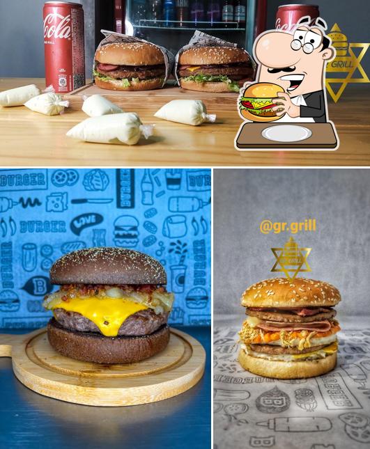 GR GRILL Hamburgueria Artesanal oferece uma escolha de opções para os amantes dos hambúrgueres