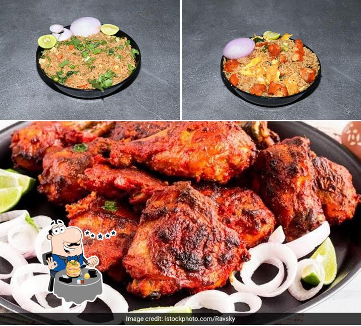 Food at New Farasha Cafe