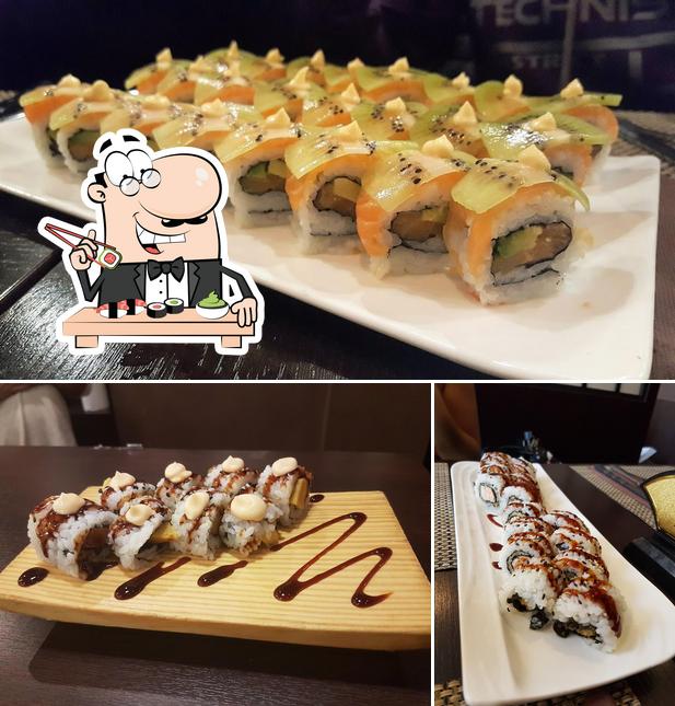 Ordina le varie opzioni di sushi