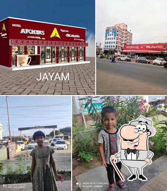 The exterior of Hotel Atchayas