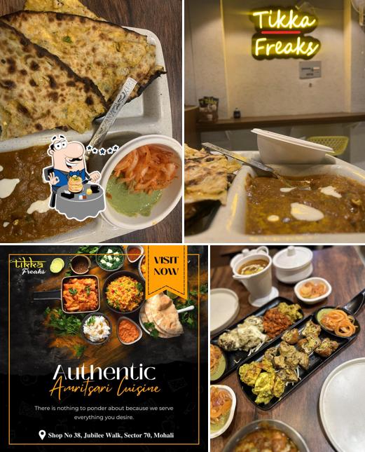 Meals at Tikka Freaks Mohali ( Veg Non Veg Chinese Tikkas Mughlai North Indian Amritsari )