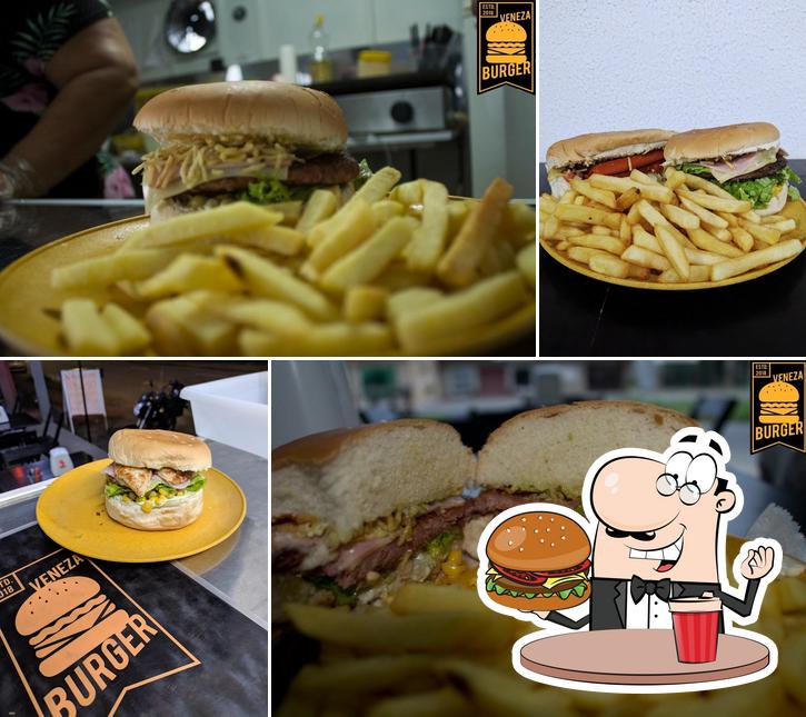 Experimente um hambúrguer no Veneza Burger