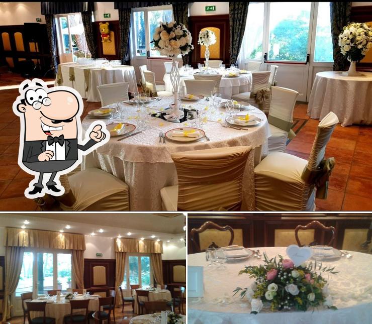 Gli interni di Villa Fornarola