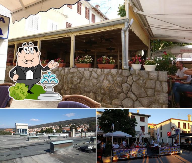 Gli esterni di Riva Bistro & Caffe Bar