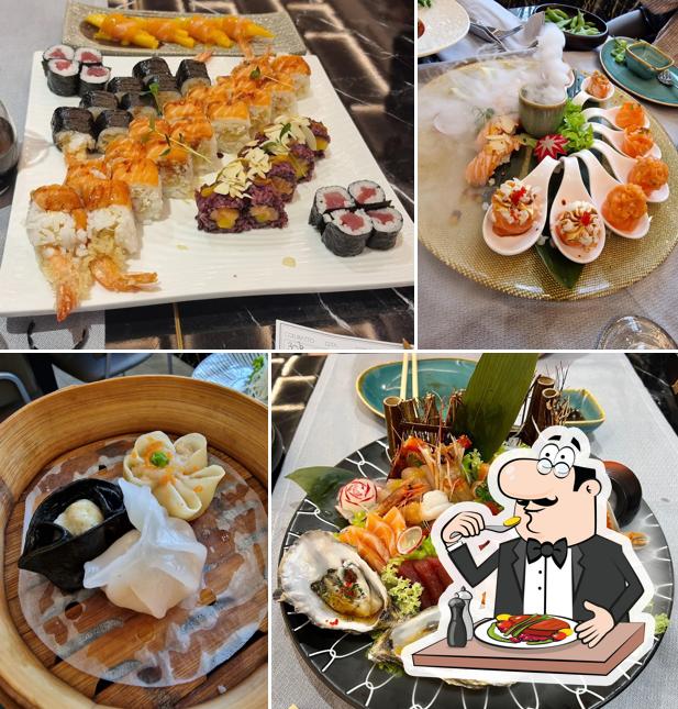 Platti al Sushi shou fusion restaurant