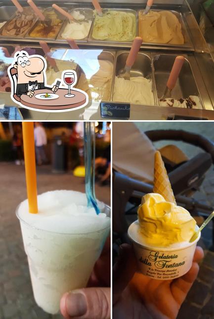 Cibo al Gelateria della Fontana di Elena Massari