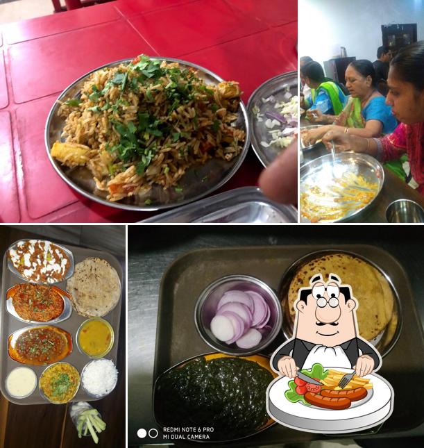 Food at Jalaram Kathiyawadi Dhaba