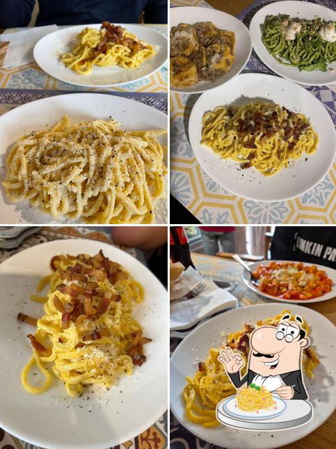 Spaghetti alla carbonara al Labottega Pastificio con Cucina Roma