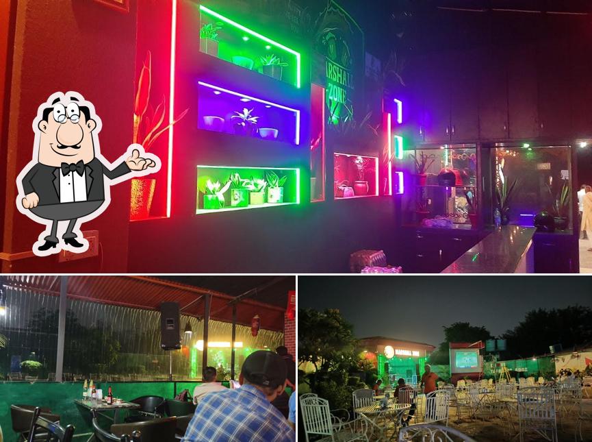 Take a seat at one of the tables at Marshall zone (Yaara Da Adda)