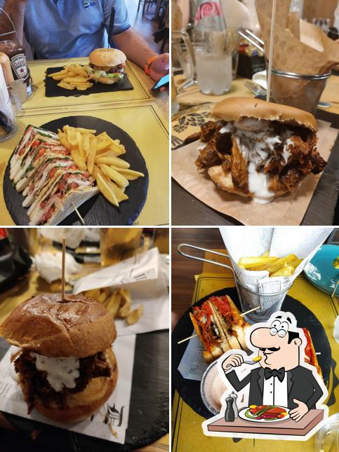 Panino con maiale stirato al Enigma Pub