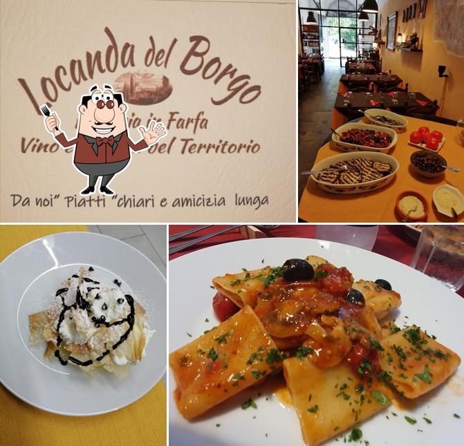 Cibo al Locanda del Borgo Hostaria in Farfa