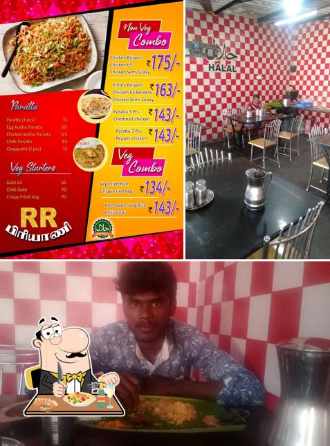 Food at RR BRIYANI (halal)