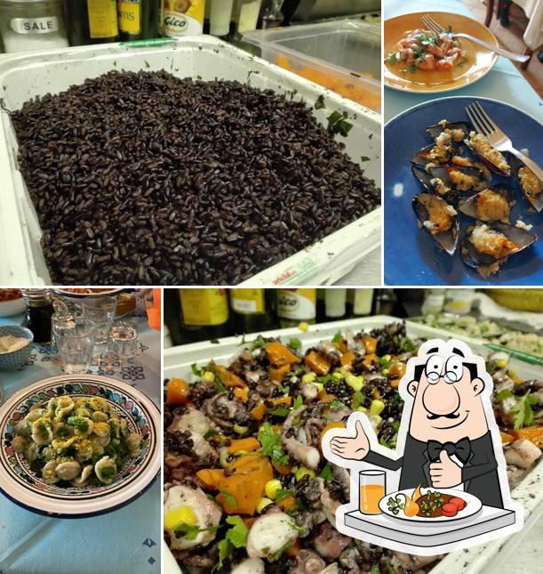 Cibo al Trattoria Caffe Da Maometto