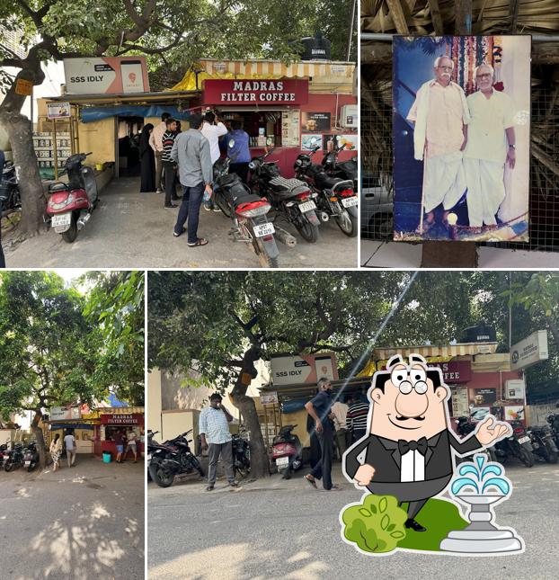 You can get some fresh air at the outside area of S.S.S. Idly Hotel