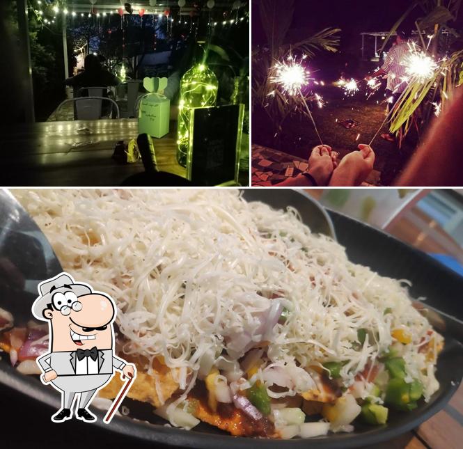 The photo of exterior and food at Seed Cafe