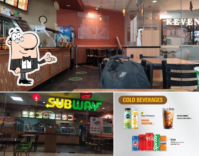 The photo of Subway Srikant Verma Road’s interior and beverage