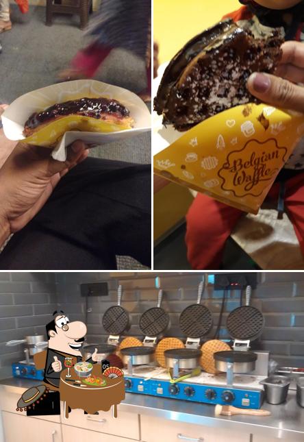 Food at The Belgian Waffle Co