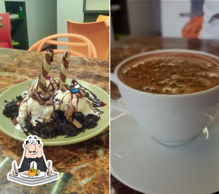 Food at The Big Bean's Cafe