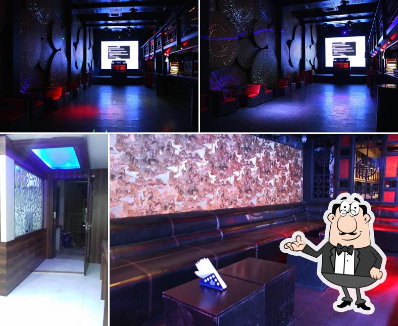 The interior of Dragon Club