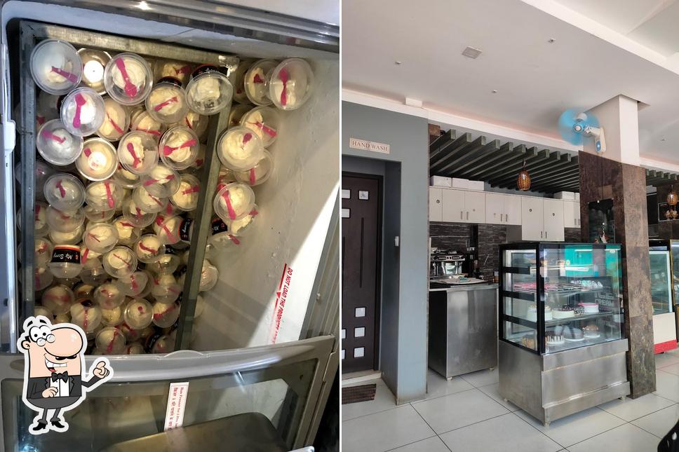 The interior of Gelato Cafe