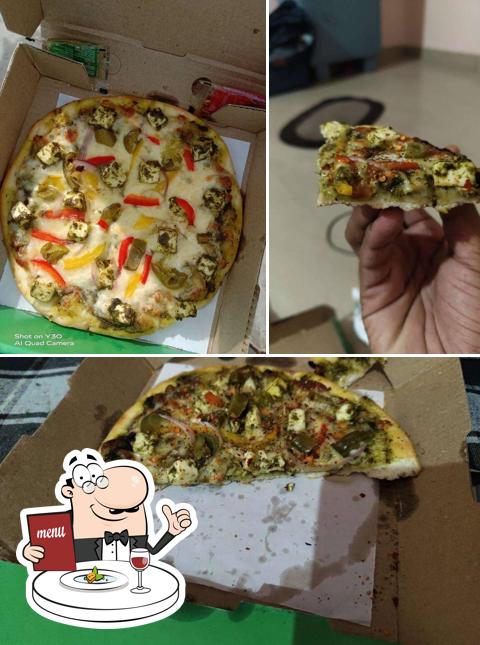 Food at Green Dot Pizza