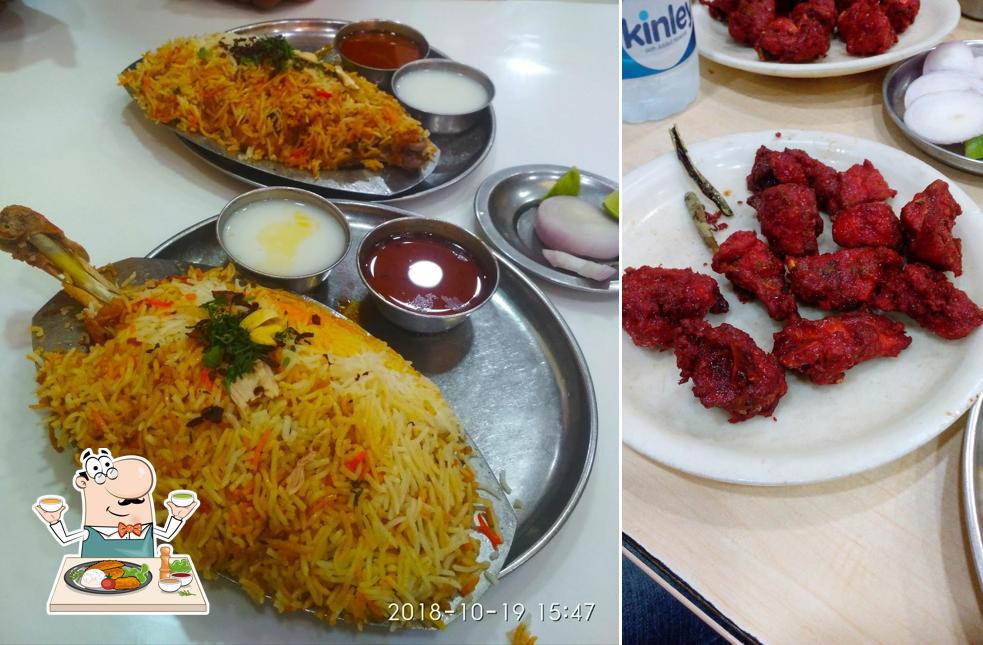 Food at Hotel Khan And Son's Chicken Section
