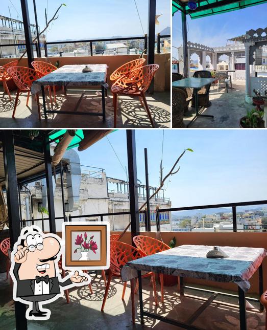 Check out how Jag Niwas Rooftop Restaurant looks inside