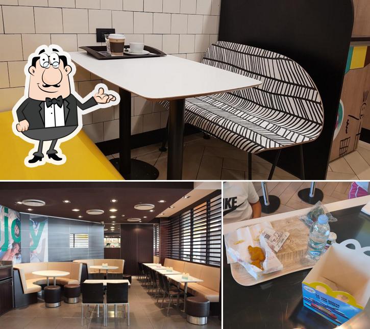 Gli interni di McDonald's Busnago
