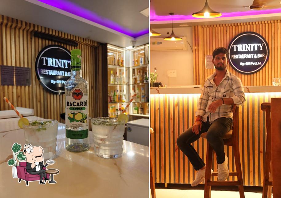 The interior of Trinity Restaurant and Bar
