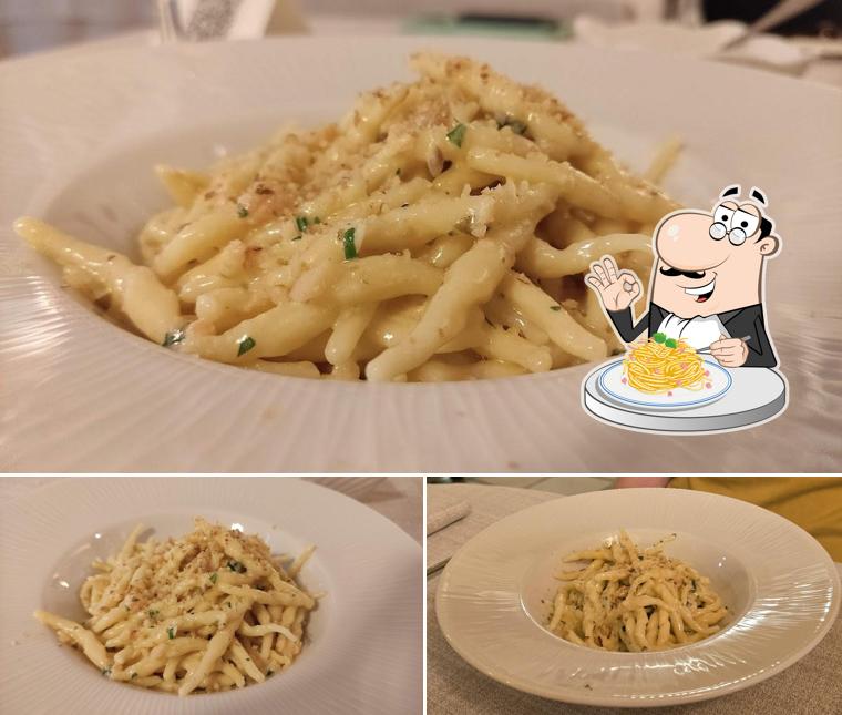 Spaghetti alla carbonara al Ristorante Antiche Mura