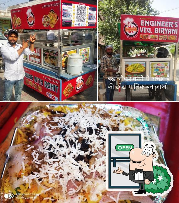 Check out the picture displaying exterior and food at Engineers Veg Biryani, Pratap Vihar, Ghaziabad