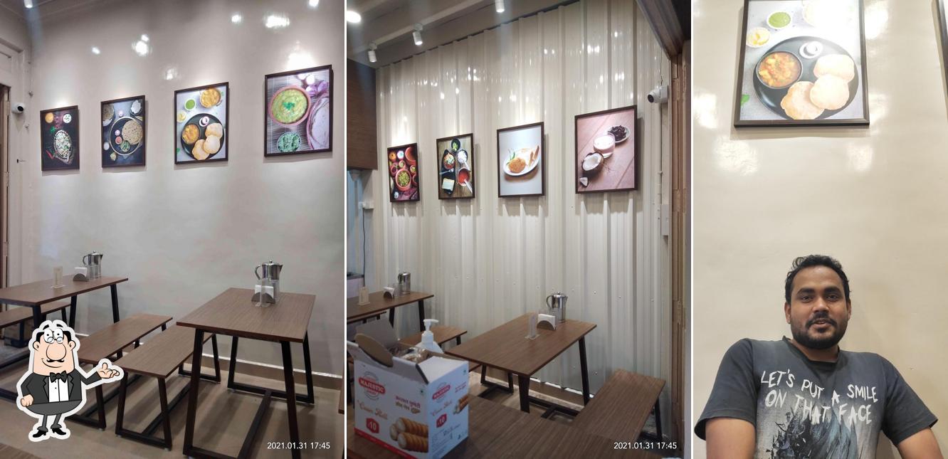 The interior of Cafe Gokul