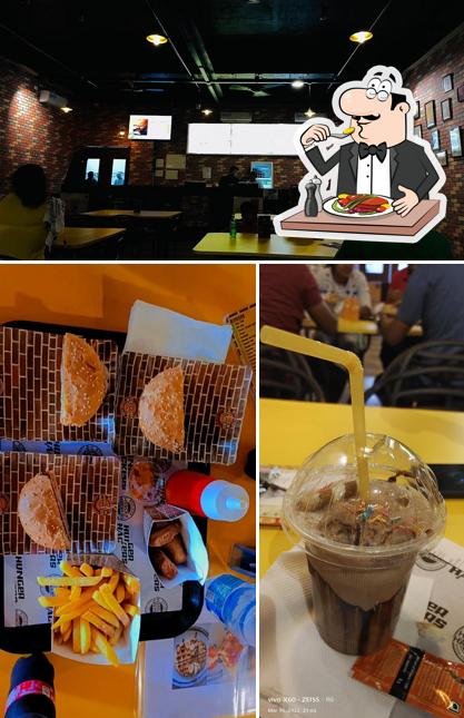 This is the picture depicting food and interior at Hunger Hackers Boisar